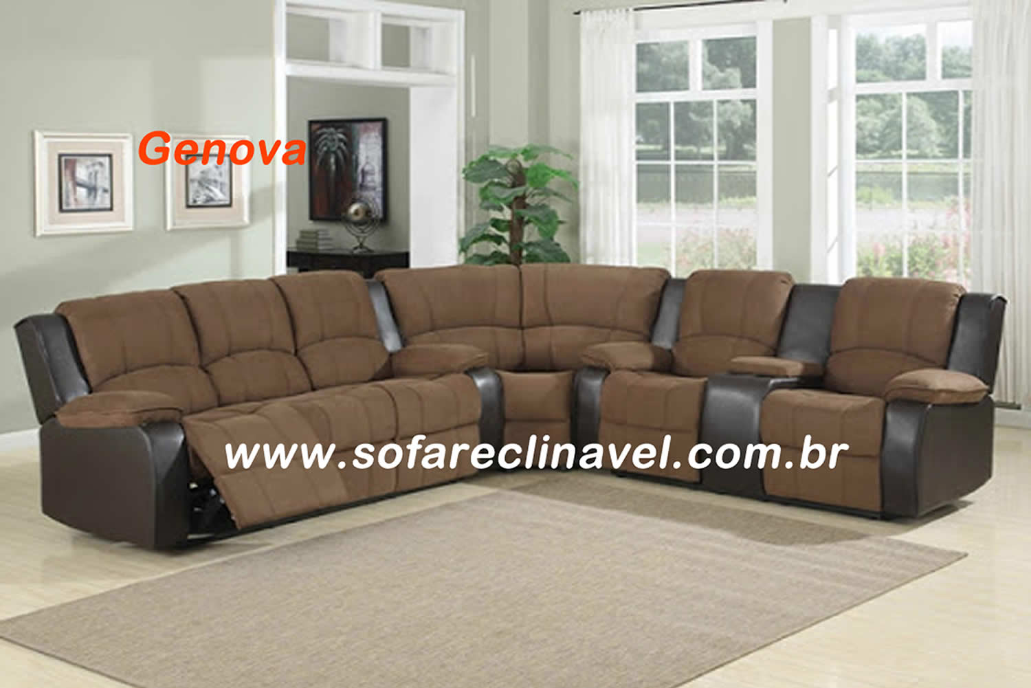 sofá reclinável valor
